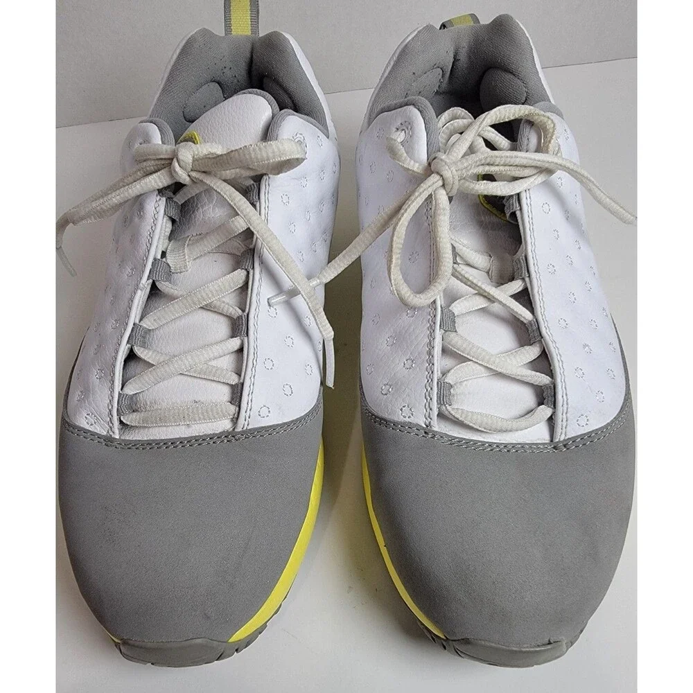 Nike Air Jordan CMFT Viz Air 13 GS 7Youth White Lemon Frost Light Silver